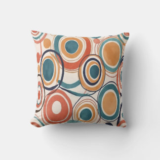 Coussin Cercles 1 Impression d'art
