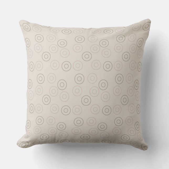 Coussin Cercles Abstraits (Recto)