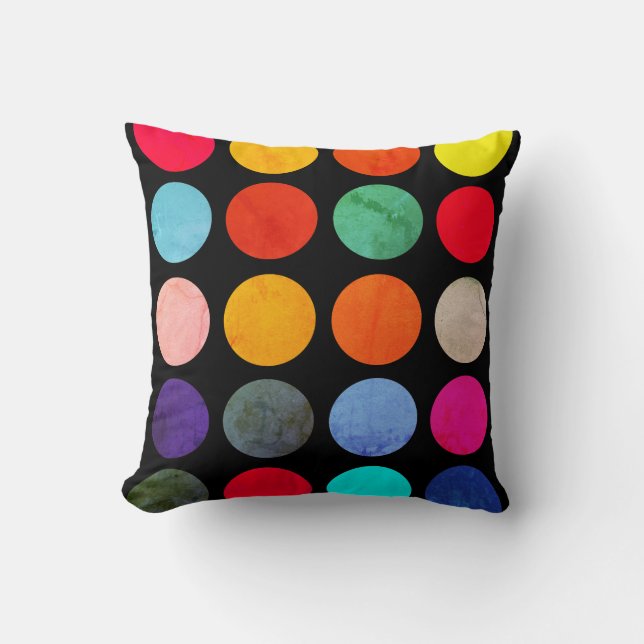 Coussin Cercles Colorés (Recto)