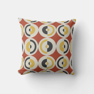 Coussin Cercles colorés géométriques sans couture Motif