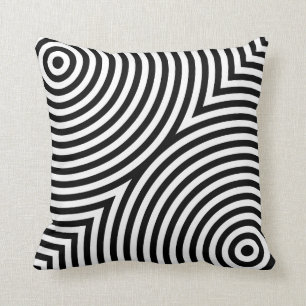 Coussin Cercles concentriques qui se chevauchent