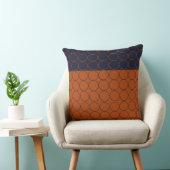 Coussin Cercles de marine et de rouille (Chaise)