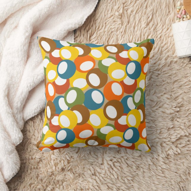 Coussin Cercles d'olivier des années 1970 (Couverture)