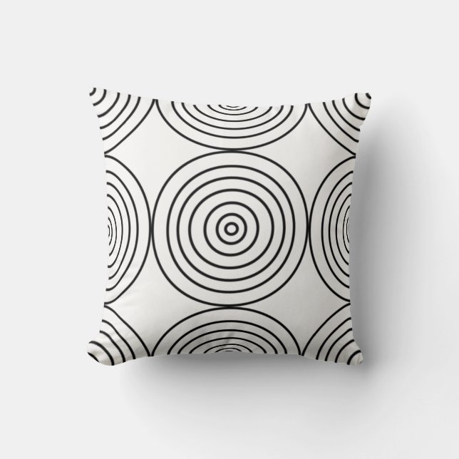 Coussin Cercles d'orthographe (Recto)