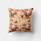 Coussin Cercles Harmonieux de Fleurs d'Oranger (Verso)
