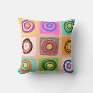 Coussin cercles motif