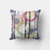 Coussin Cercles multicolores (Verso)