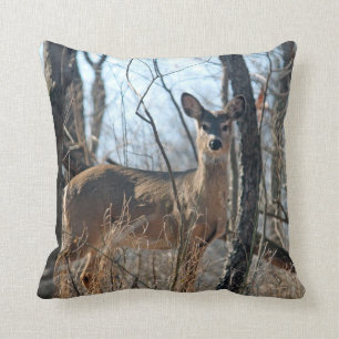Coussin Cerf à queue blanche
