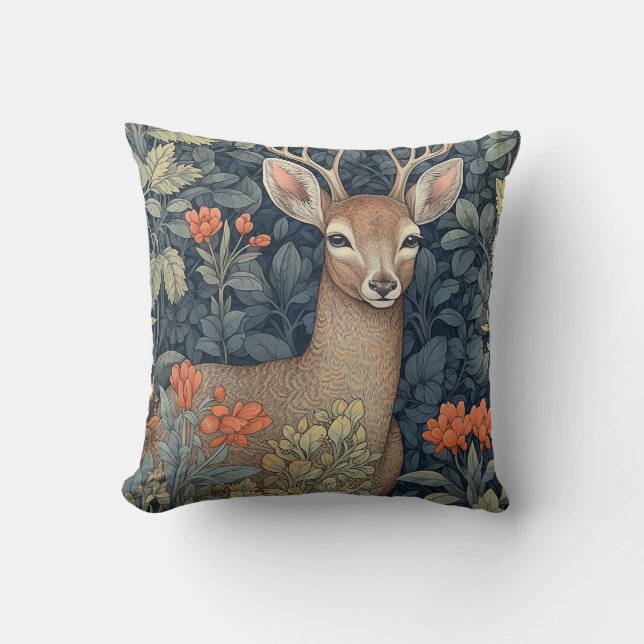 Coussin Cerf Abstrait (Recto)