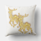 Coussin cerf doré (Verso)