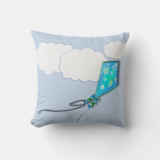 Coussin Cerf-volant en vol (Recto)