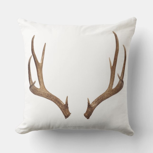 Coussin Cerfs communs en dix points (Recto)