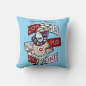 Coussin Cerises en haut : Une célébration de KindnessK (Recto)