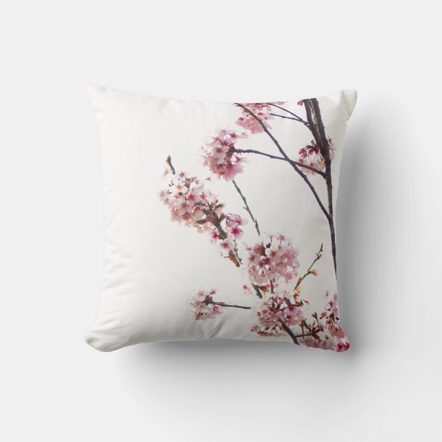 Coussin Cerisier en Fleurs (Recto)