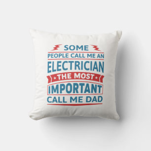 Coussin Certains M'Appelent Un Électricien