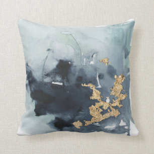 Coussin Cerulean & Or