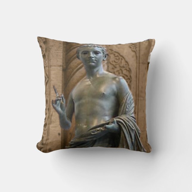 Coussin César syrien de Rome, ELAGABALUS accent Pillow (Recto)