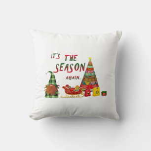 Coussin C'est de nouveau la saison Noël Gnome