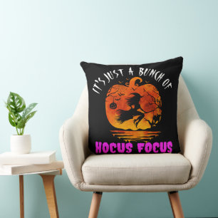 Coussin C'est juste un tas de Hocus Pocus citrouille Hallo