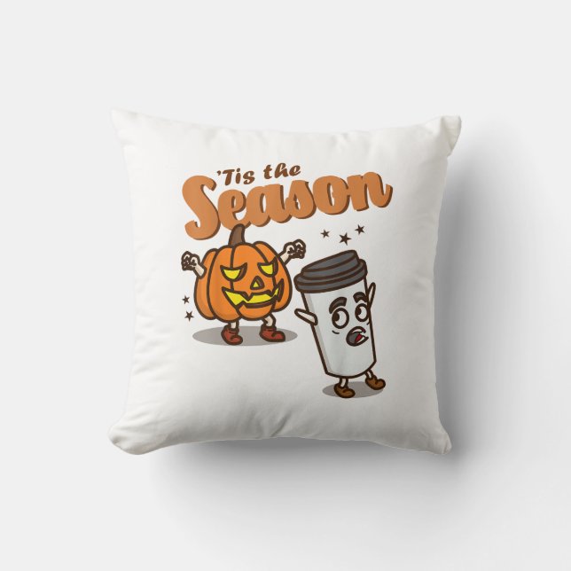 Coussin C'est la saison de détester le latte aux épices de (Recto)