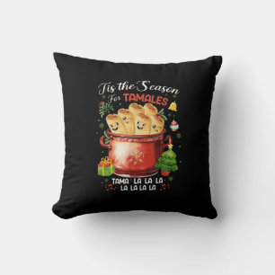 Coussin C'est la saison des tamales Noël nourriture mexica