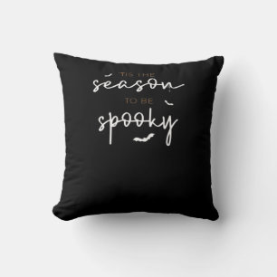 Coussin C'Est La Saison D'Être Éffrayant Halloween Retro C