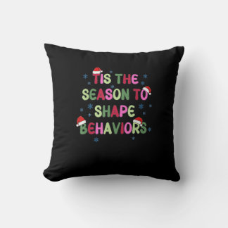 Coussin C'Est La Saison Du Comportement De Noël Analyste C