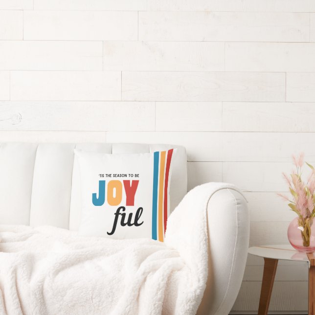 Coussin "C'est la saison pour être joyeux" Jeu d'oreiller (Canapé)
