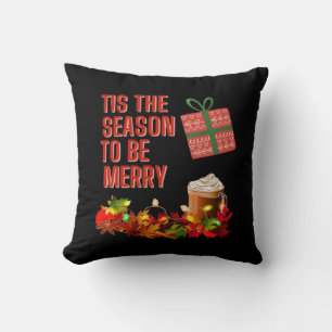 Coussin C'est la saison pour une esthétique de Noël unique