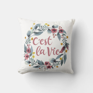 Coussin C'est La Vie French