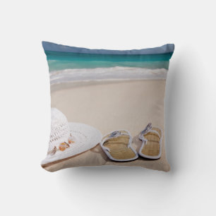 Coussin C'est la Vie ! Plage, Casquette et tongs