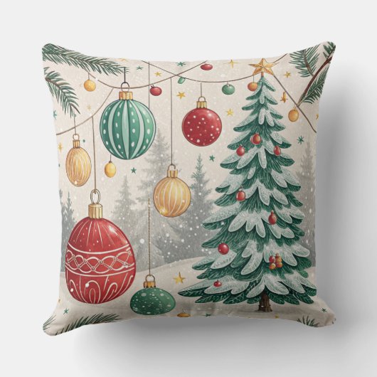 Coussin C'est le temps de Noël (Verso)