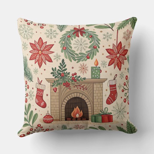 Coussin C'est le temps de Noël (Verso)