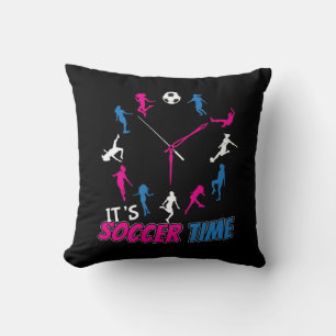 Coussin C'est le temps du football Citation de football po