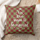 Coussin "'C'est l'écriture manuscrite de saison Red Plaid (Couverture)