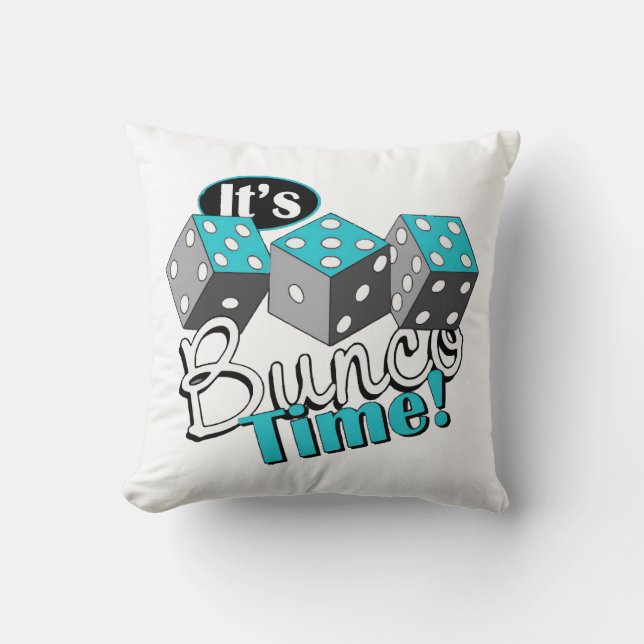 Coussin C'est l'heure de Bunco ! (Recto)