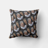 Coussin C'est l'heure de mourir ! Peinture d'Alfred Fox (Verso)