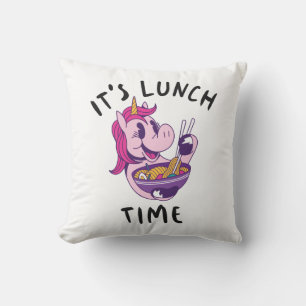 Coussin C'est l'heure du déjeuner