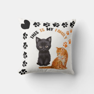Coussin C'est Mes Chats De Famille