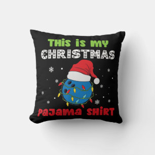 Coussin C'Est Mon Jeu De Pajama De Noël Amusant Noël