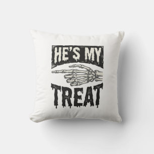 Coussin C'est mon squelette de la main de la fête d'Hallow