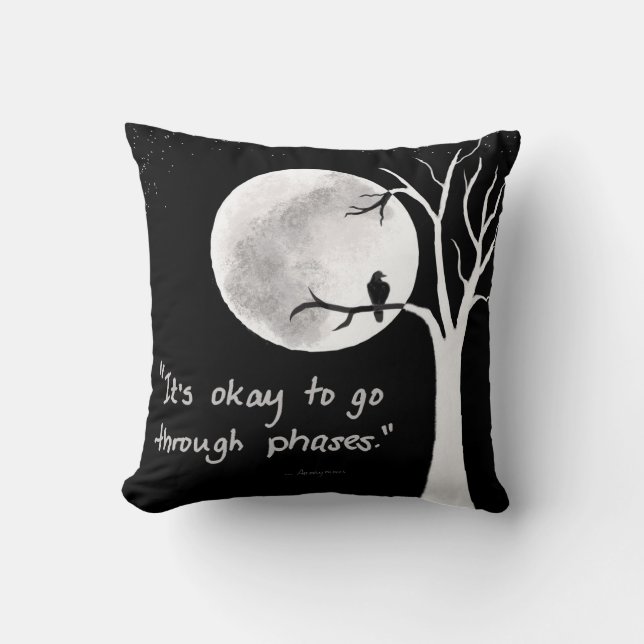 Coussin C'est normal de traverser des phases (Recto)