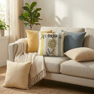 Coussin C'est Okay D'avoir Des Mauvaises Journées