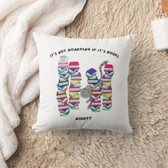 Coussin C'est pas du thésaurisation si c'est des livres, n (Couverture)