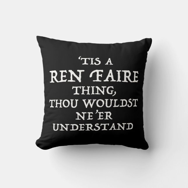 Coussin 'C'Est Un Festin De Renaissance Amusant (Recto)