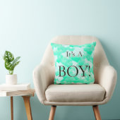 Coussin C'est un garçon ! Vert clair (Chaise)