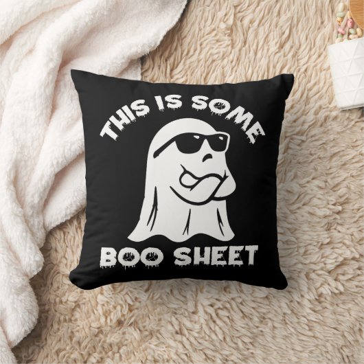 Coussin C'Est Un Peu De Feuille De Boite Ghost Funny Retro (Couverture)