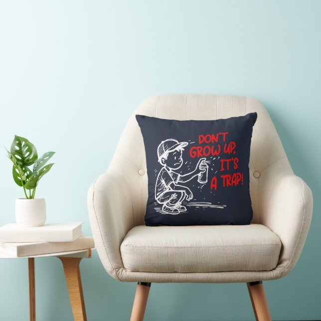 Coussin C'est un piège (Chaise)