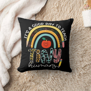 Coussin C'est Une Bonne Journée Pour Enseigner Aux Petits