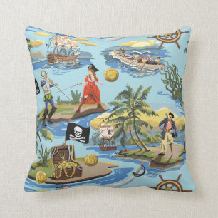 Coussin C'est une peinture sur la vie d'un pirate par styl